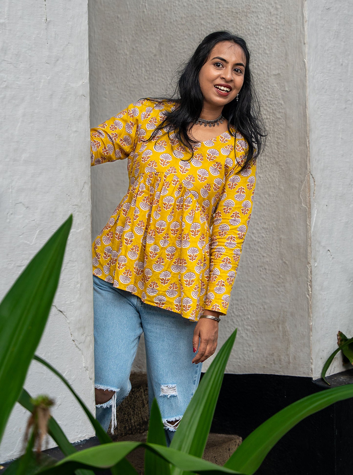 Daffodil Short Kurta