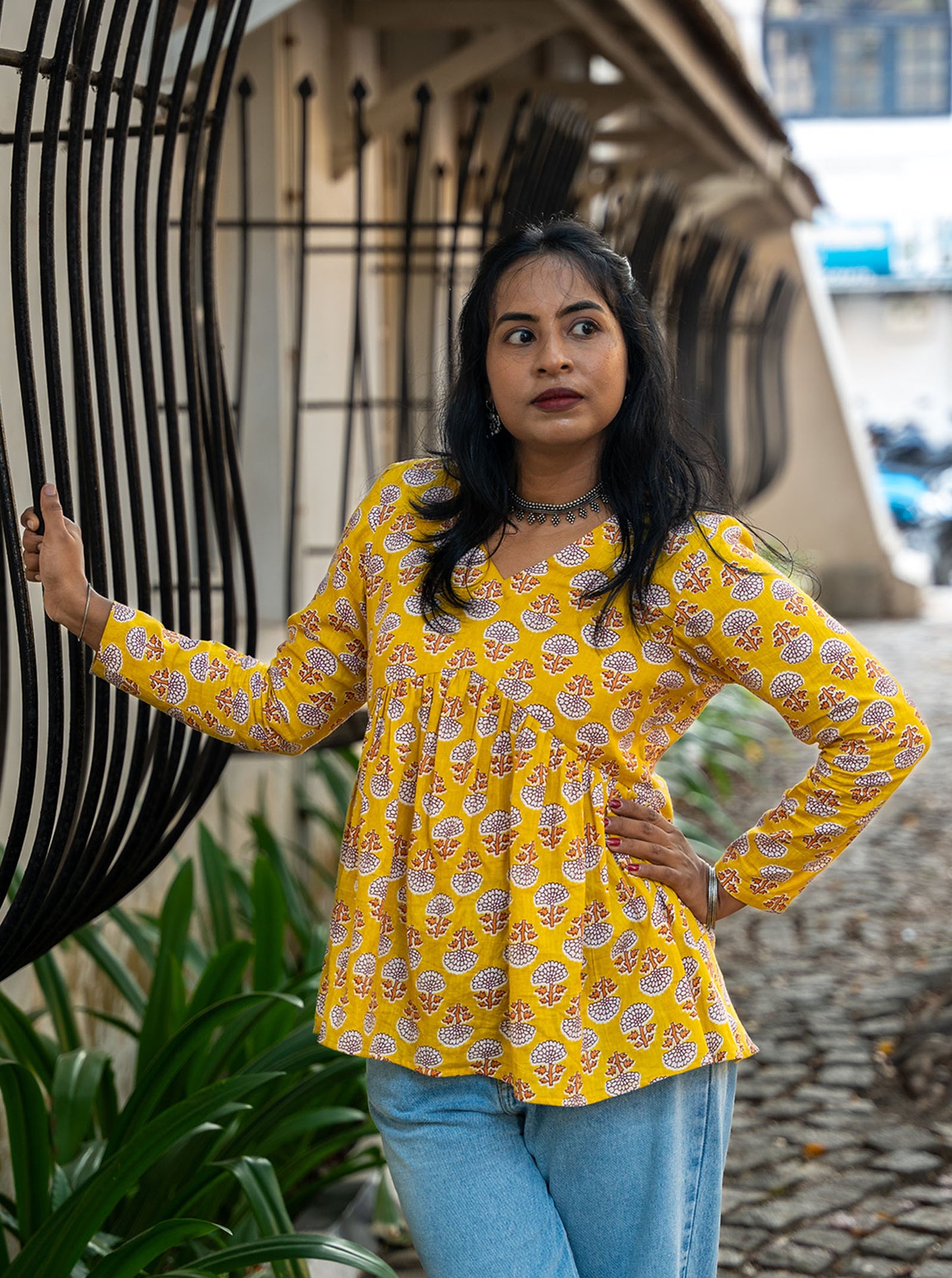 Daffodil Short Kurta
