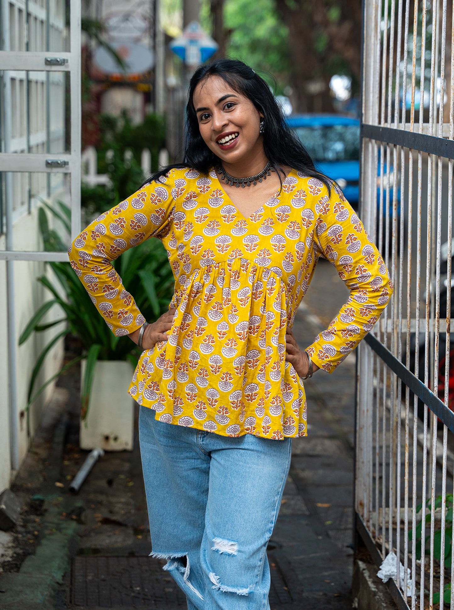 Daffodil Short Kurta