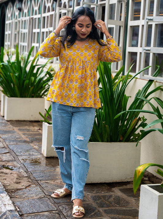 Daffodil Short Kurta