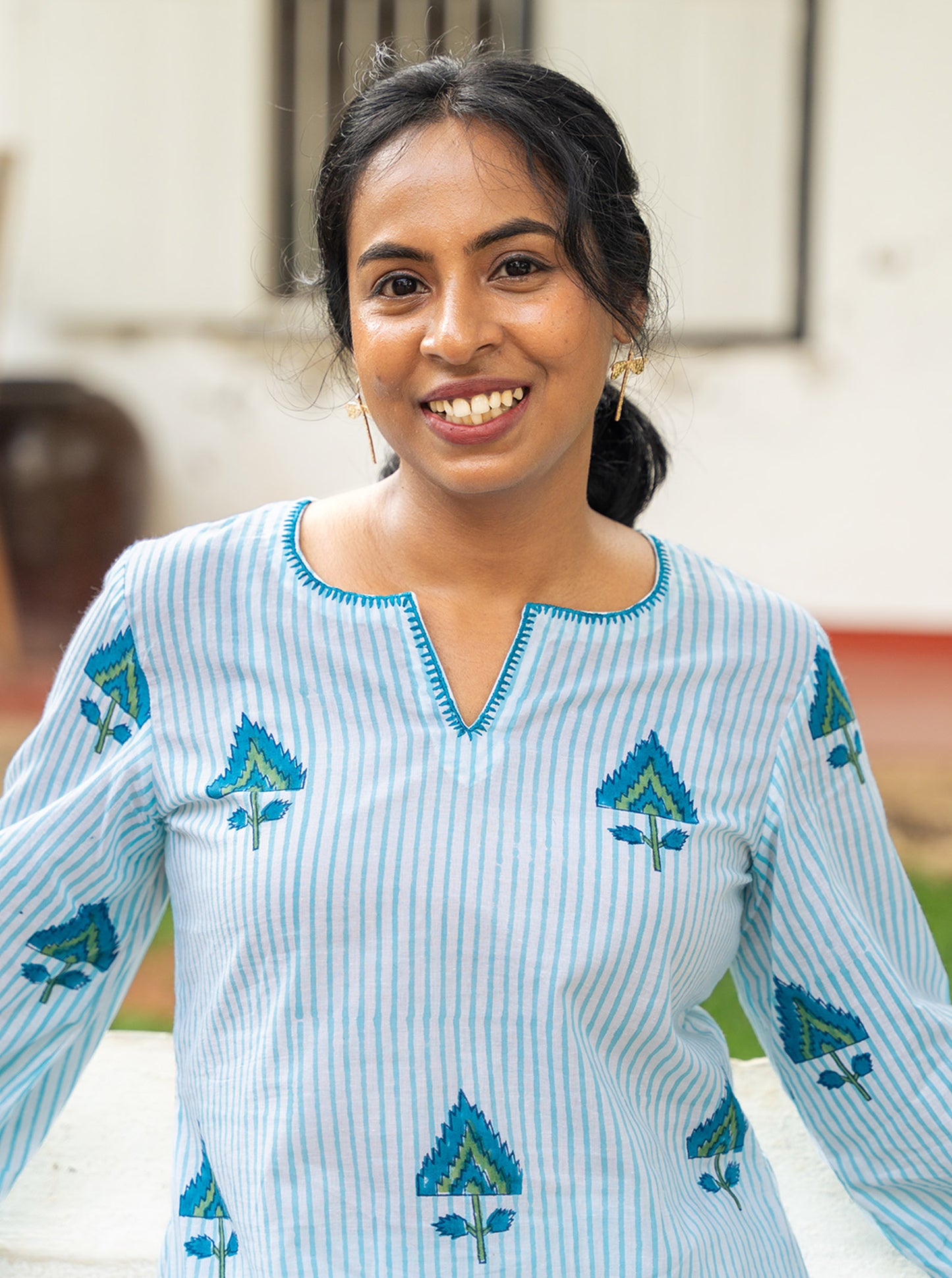 Blublend - Block printed Co-ordset