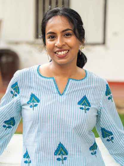 Blublend - Block printed Co-ordset