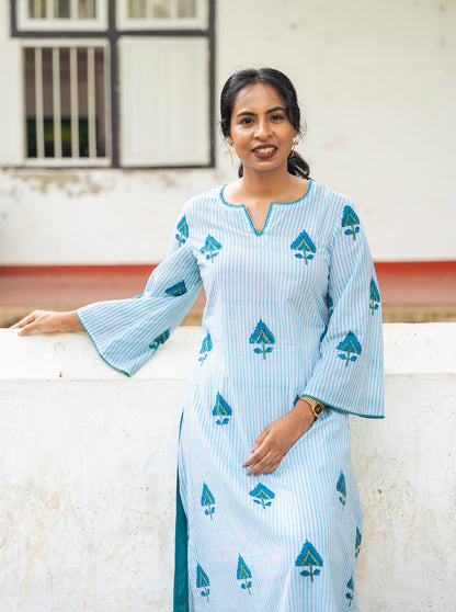 Blublend - Block printed Co-ordset
