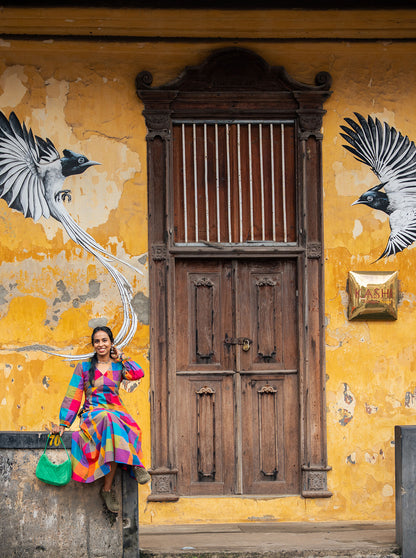 Multicolour Checks kurti for women XS to 4XL - Ariyaa